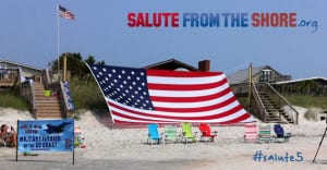 How-to-Salute from the shore