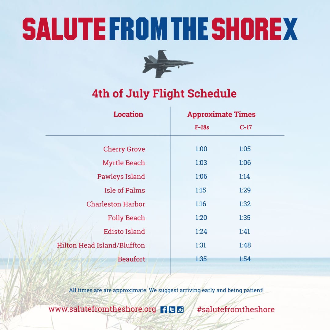 2019schedule Salute From the Shore