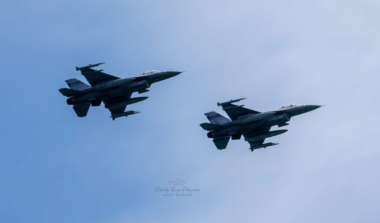 Re-brett Wilburn F-16s - Salute From The Shore